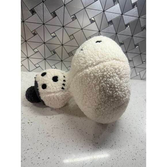 Merry Moments Aldi Snowman Sherpa Plush Figure Pillow Christmas 11” 2023 Cut Tag - Picture 3 of 7